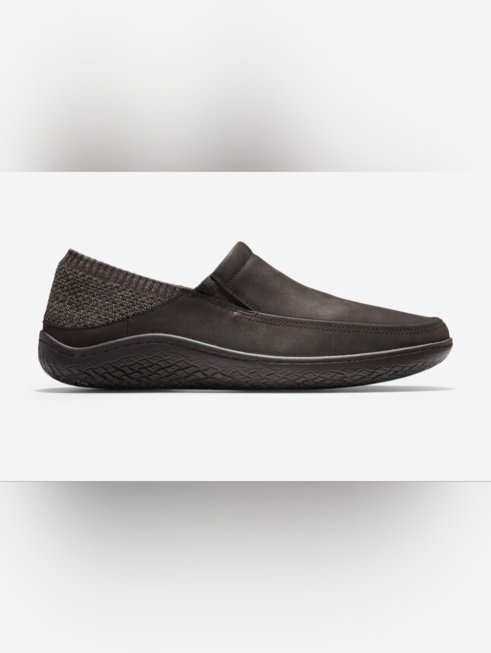 Like-New Cole Haan 10 Men's Motogrand Traveler Brown Leather Knit Moc Slip On